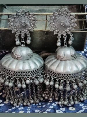 oversized afgani earrings